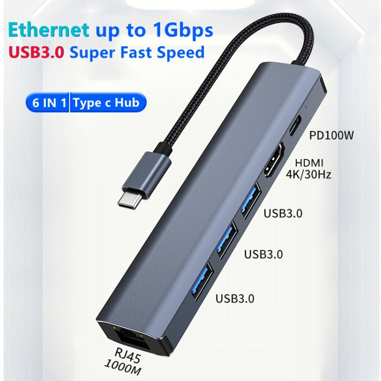 6-in-1 USB-C HUB Adapter for Gaming PC - BYL-2210
