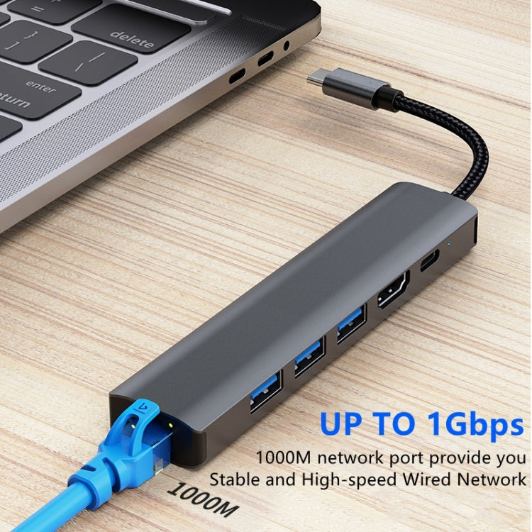 6-in-1 USB-C HUB Adapter for Gaming PC - BYL-2210