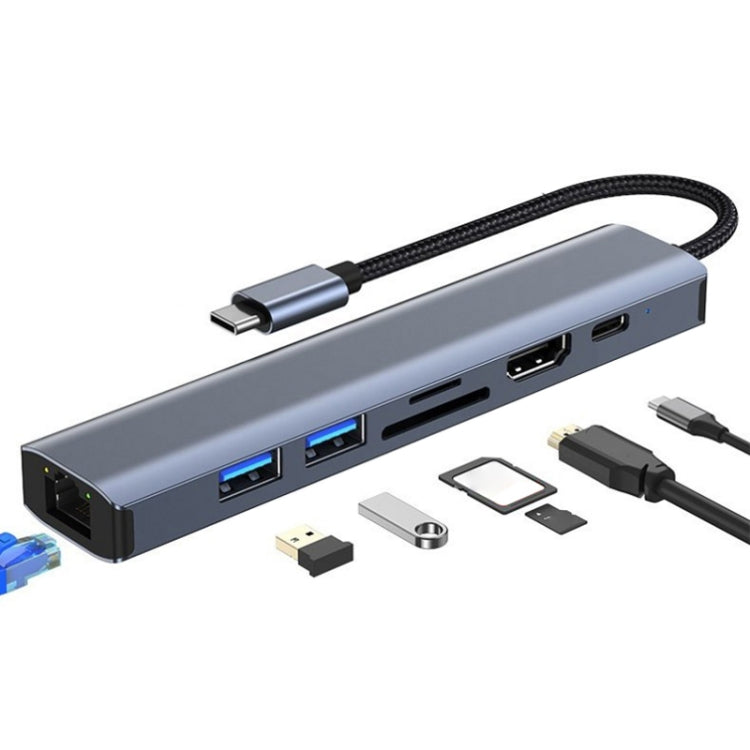 7-in-1 USB-C Hub Adapter for Gaming PCs and Accessories
