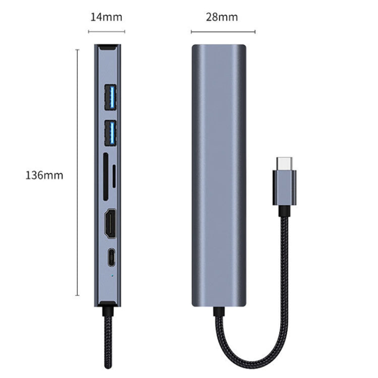 7-in-1 USB-C Hub Adapter for Gaming PCs and Accessories