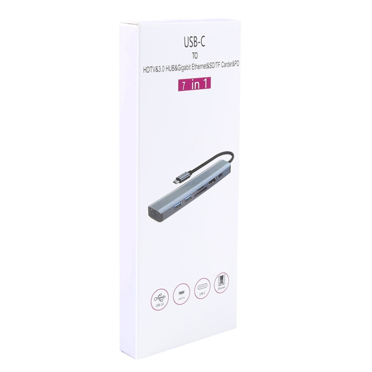 7-in-1 USB-C Hub Adapter for Gaming PCs and Accessories