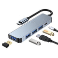 Adaptateur HUB USB-C 5 en 1 pour PC Gaming et Accessoires