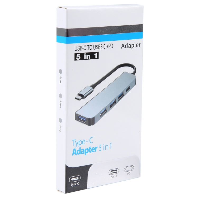 Adaptateur HUB USB-C 5 en 1 pour PC Gaming et Accessoires