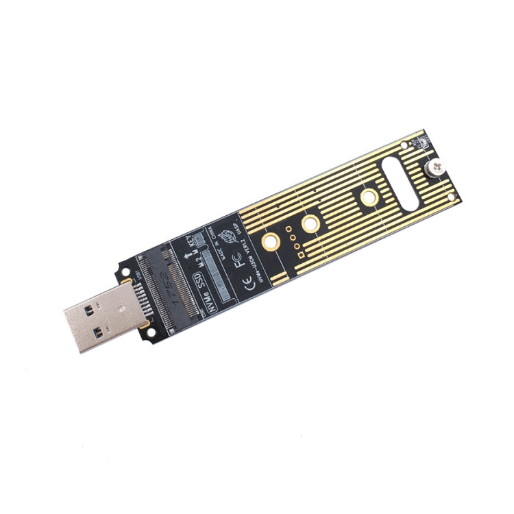 Carte adaptateur enfichable MSA7780 M.2 NVME PCI-E SSD vers USB 3.1 Type-A, NGFF to USB Type-A