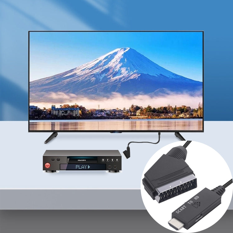 Adaptateur Scart vers HDMI pour PC et gaming - Haute qualité