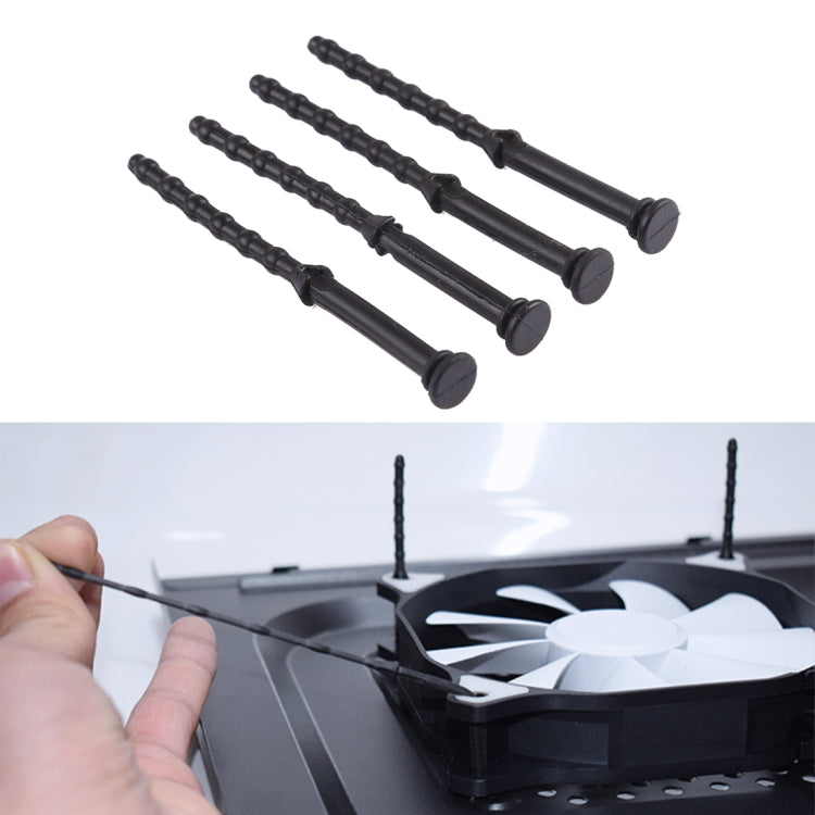 Vis de ventilateur PC Anti-Vibration en Silicone - 4 pcs