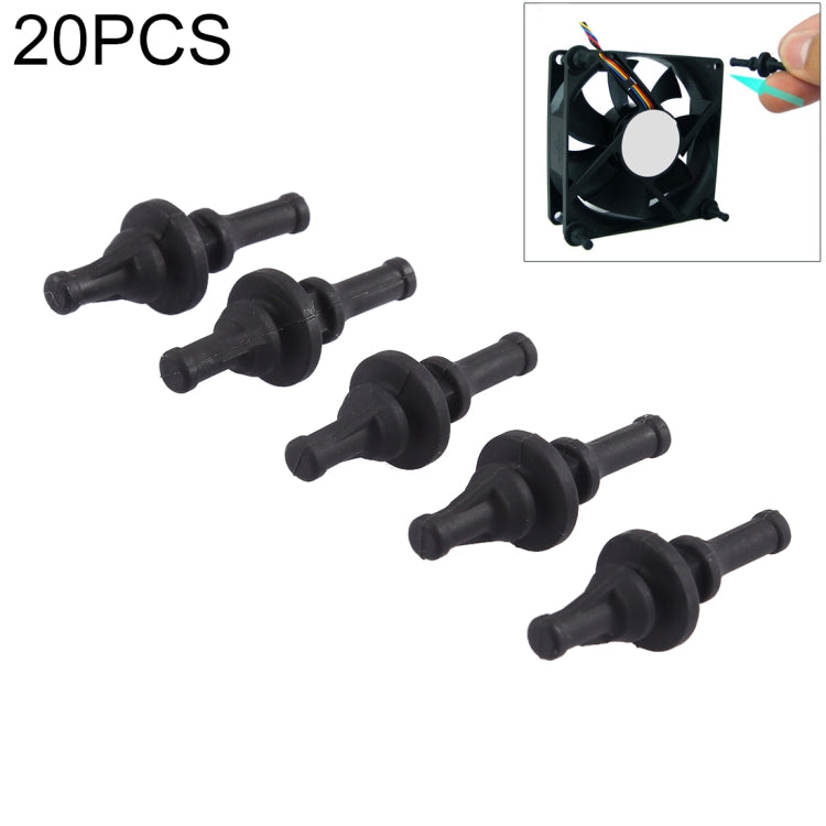 Vis anti-vibration pour PC - 20 pièces en silicone 29.9mm