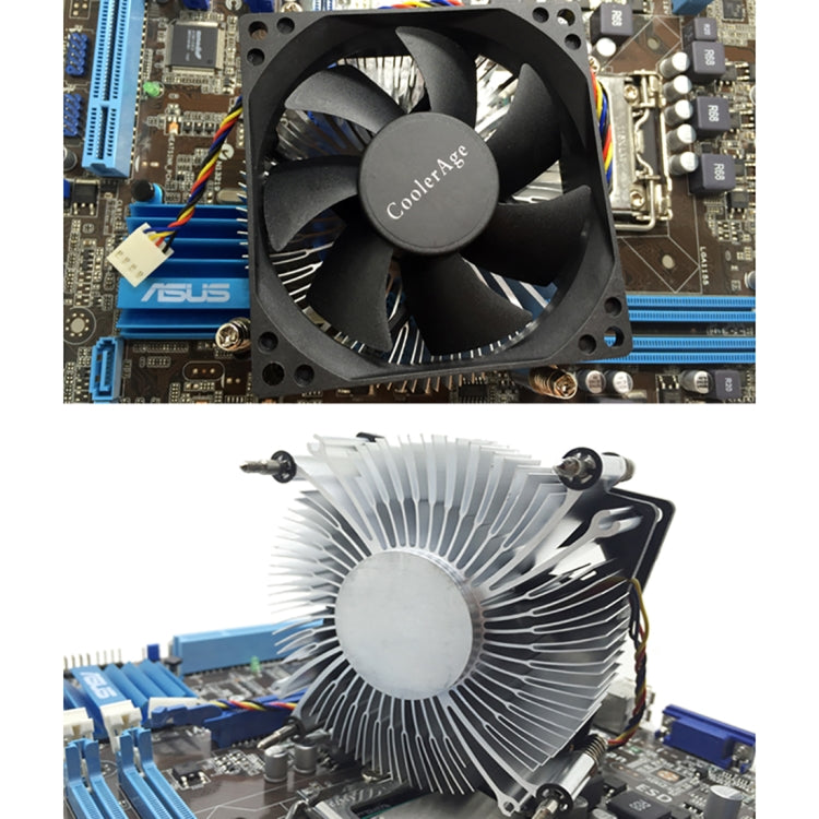 Refroidisseur processeur silencieux 4 broches pour PC Gaming