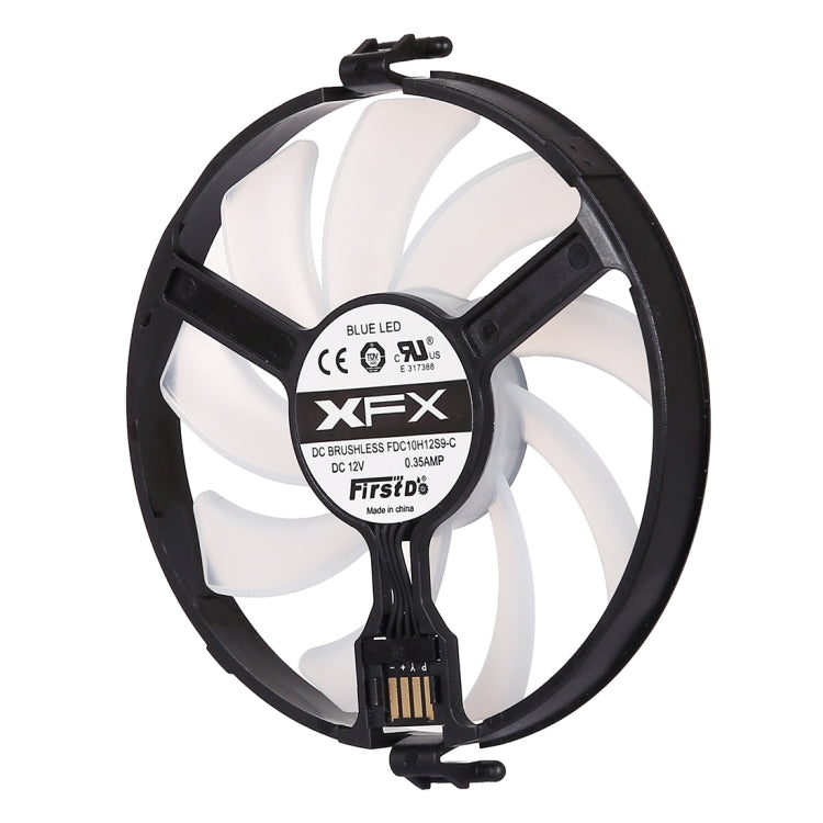 Refroidisseur GPU XFX RX470 RX480 avec Ventilateur Rouge