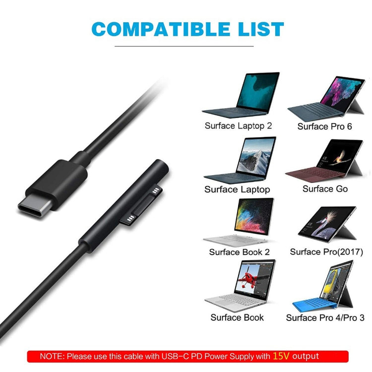 USB-C Adapter for Microsoft Surface Pro 7/6/5 - Charging