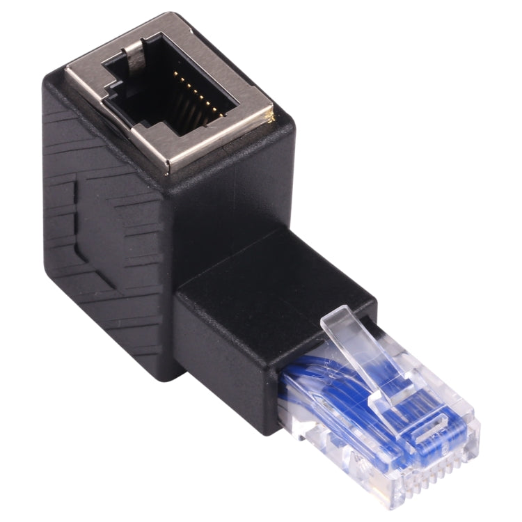 Adaptateur RJ45 90° pour câble Ethernet Cat5 Cat6 Gaming