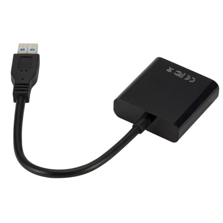 Câble convertisseur de carte graphique externe USB3.0 vers VGA, résolution : 1080P, 1080P (Black), 1080P (Blue), 1080P