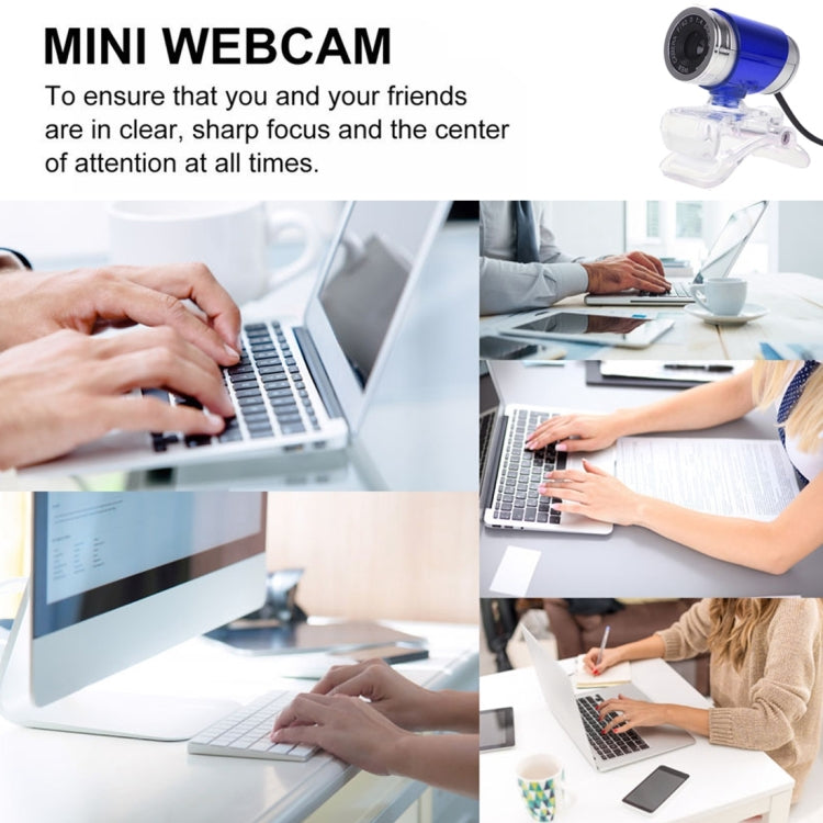 HXSJ A860 HD Webcam for PC with Built-in Microphone