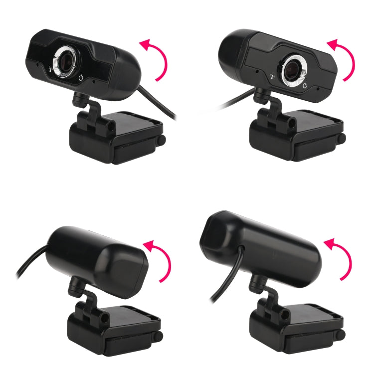 HXSJ S50 HD Webcam for PC - 100 Megapixels and Built-in Microphone
