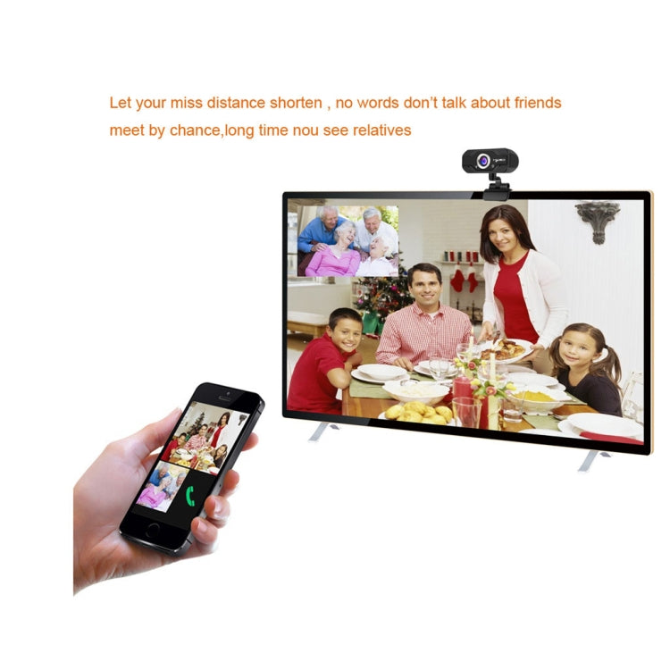 HXSJ S50 HD Webcam for PC - 100 Megapixels and Built-in Microphone