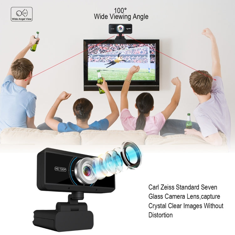 HXSJ S90 HD Webcam with Microphone for PC and Laptop