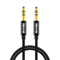 Câble Audio Jack AUX 3,5 mm Plaqué Or - 1,8 m pour PC