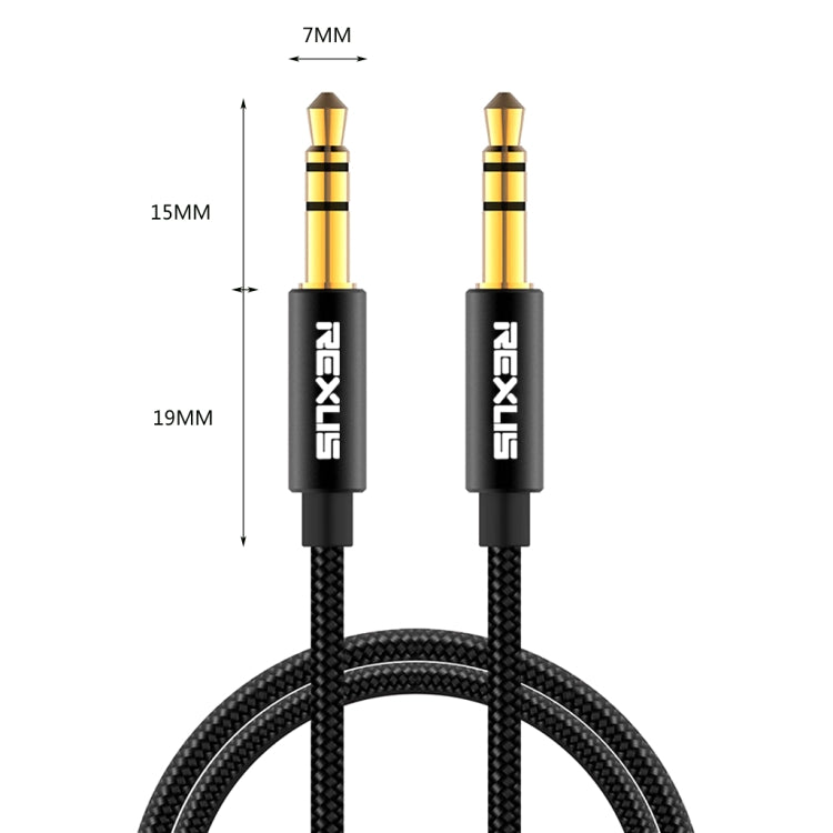 Câble Audio Jack AUX 3,5 mm Plaqué Or - 1,8 m pour PC