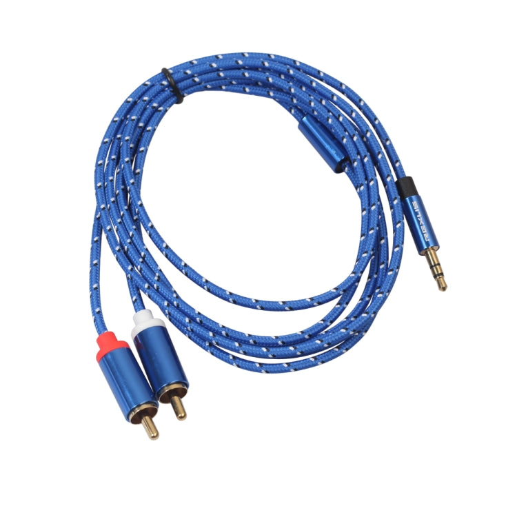 3.5mm Braided Audio to RCA Cable for PC - 1.8m