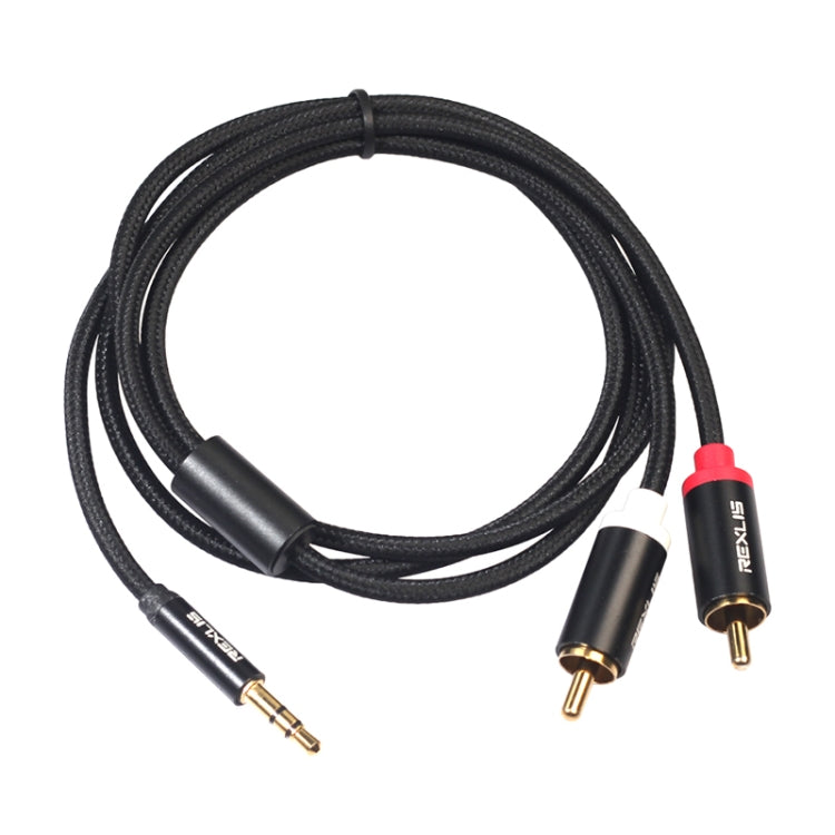 Gold-Plated 3.5mm to RCA Audio Cable for PC and Gaming