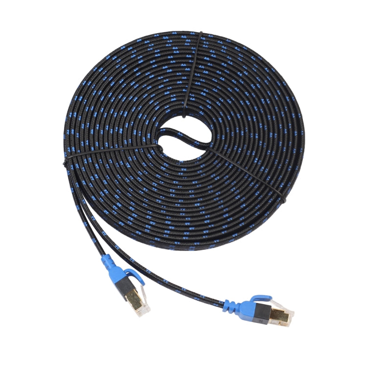 Câble réseau CAT7 plat 10m pour PC et gaming 10 Gigabit