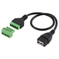Adaptateur USB Femelle 5 Broches - Câble Gaming 30 cm