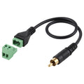 30cm Gold-Plated RCA Cable for Solderless PC and Gaming