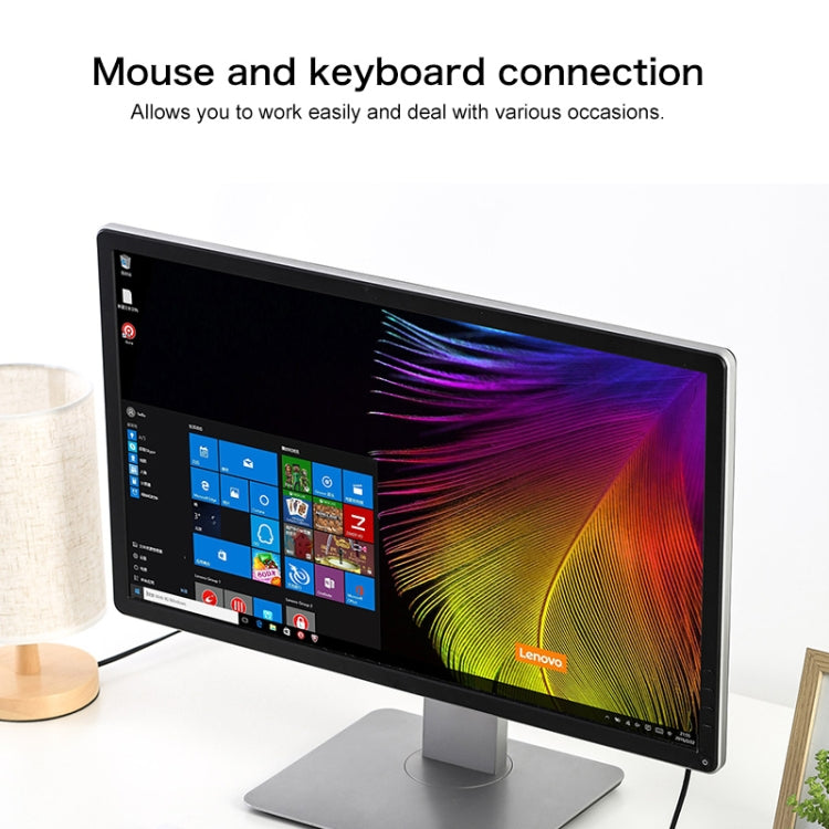 Hub Lenovo C04 Type-C 4 en 1 pour PC et accessoires gaming