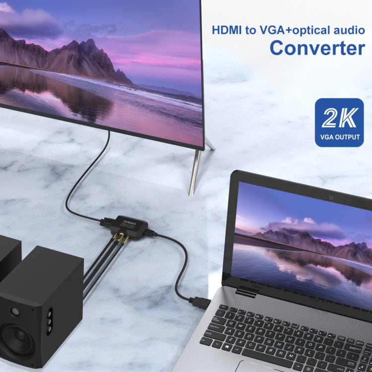 Convertisseur Audio HDMI vers VGA pour PC et TV - Onten
