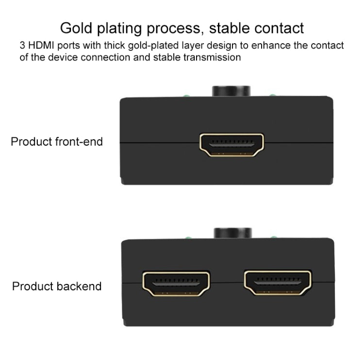 Commutateur HDMI 4K HD intelligent pour gaming PC