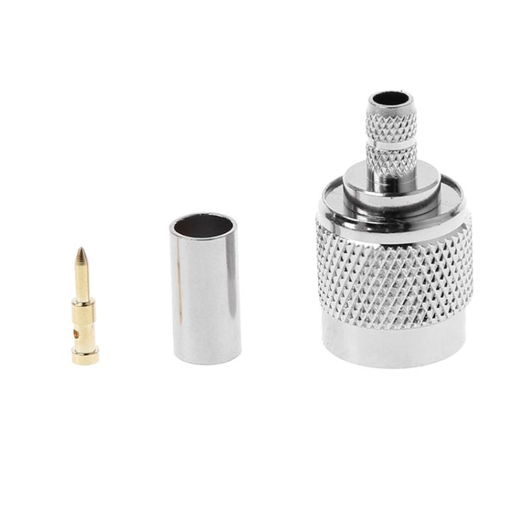 Connecteur coaxial RF mâle TNC pour câble RG58 - 10 pièces
