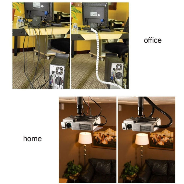 9m Gaming Cable Organizer - 10mm PE Spiral Wrap