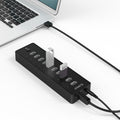 HUB USB 2.0 ORICO 10 ports pour PC - Accessoire Gaming Noir