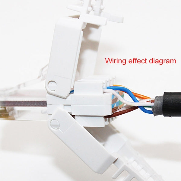 Connecteur RJ-45 Cat6 UTP : sertissage sans outil pour PC