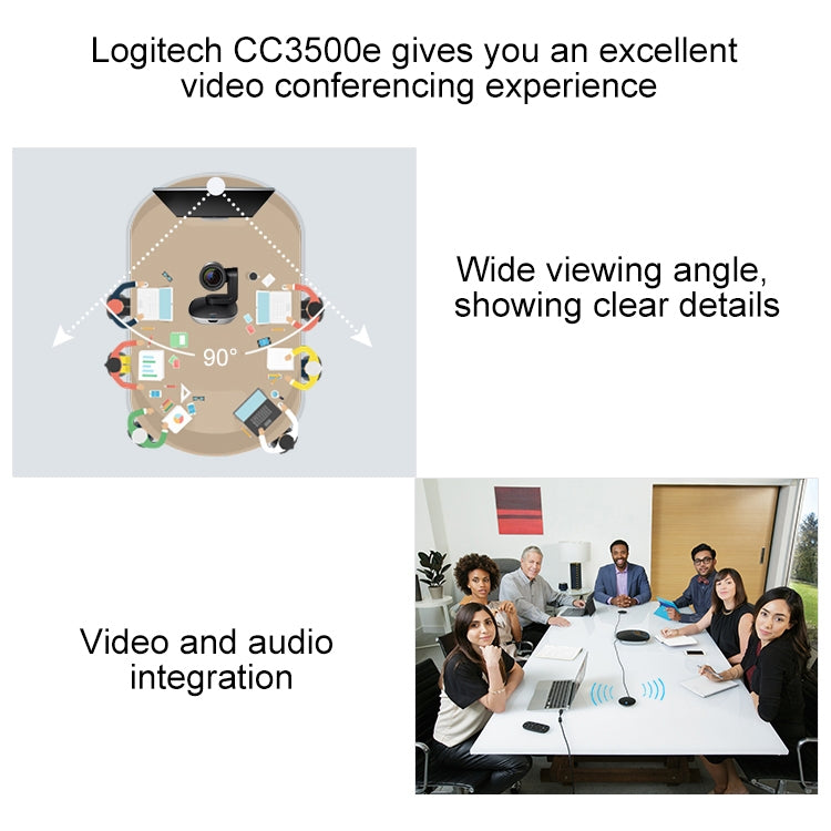 Logitech CC3500 : Haut-parleur Microphone pour PC Gaming 10m