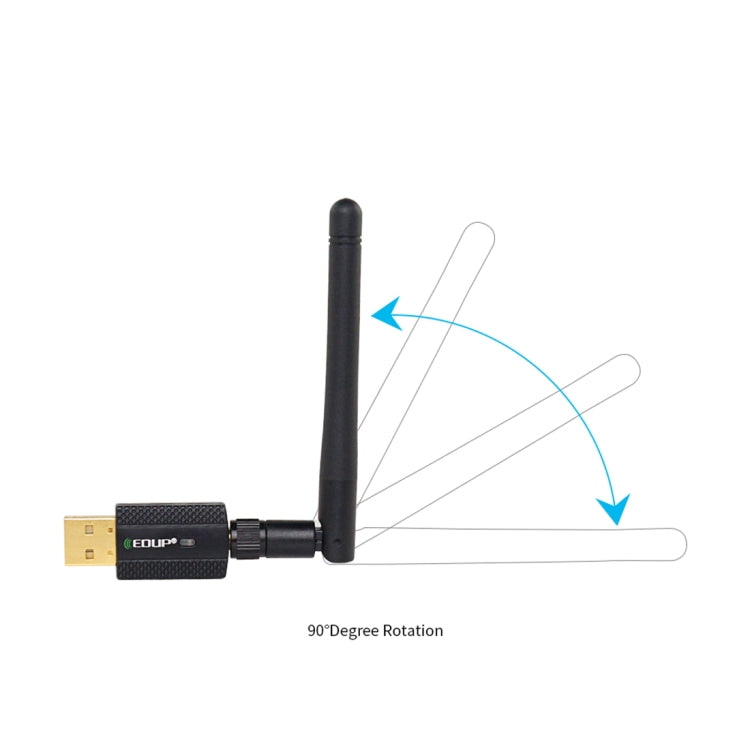Adaptateur USB WiFi 600Mbps EDUP EP-AC1661 pour Gaming PC