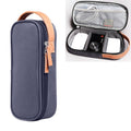 Multifunctional headphone charger data cable storage bag, ultra-fiber portable power supply, size: M, 16.5x6x23.5 cm (grey), M