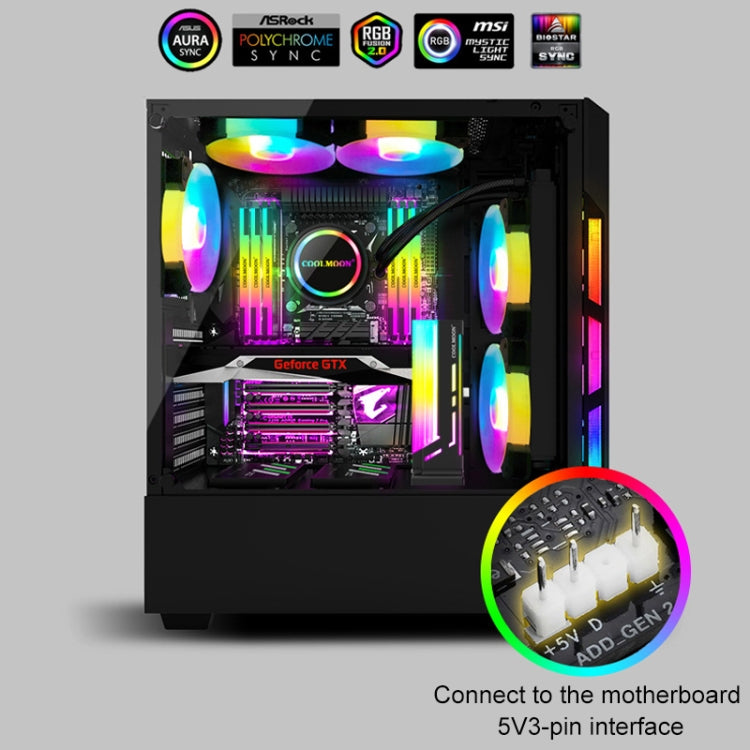 COOLMOON CM-GH2 ARGB 5V GPU Support for Gaming PC