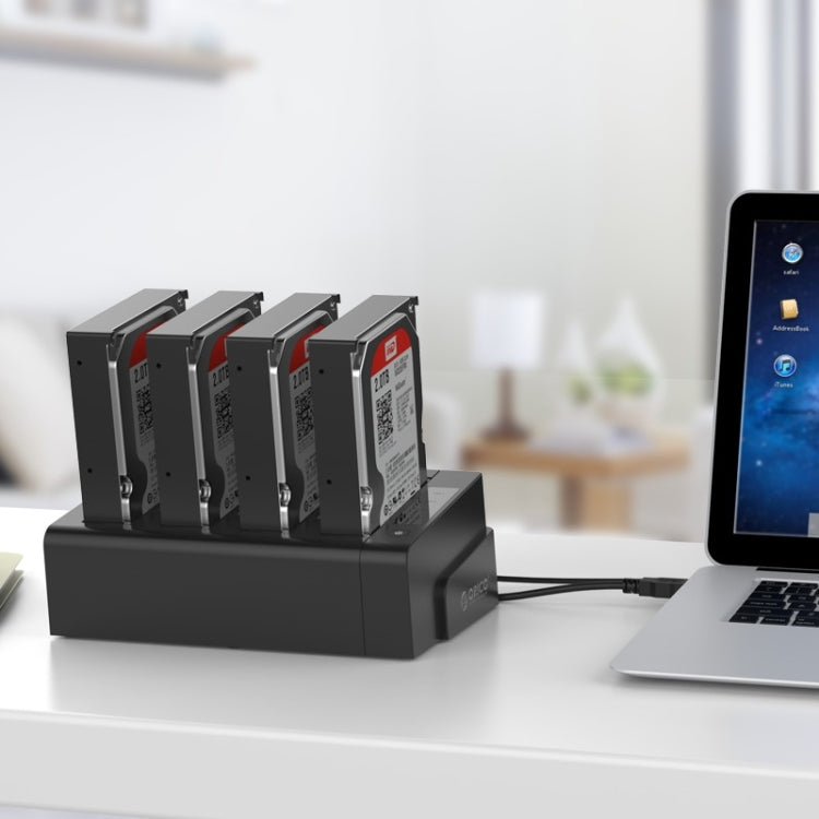 Boîtier de disque dur externe 4 baies USB 3.0 pour PC