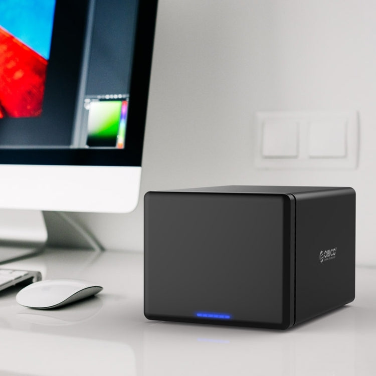 ORICO NS500-RC3 5-Bay USB-C / Type-C 3.1 to SATA External Hard Drive Enclosure Storage Case HDD Docking Station with RAID for 3.5 inch SATA HDD, UASP Protocol Supported, USB 3.1 Type-C to SATA with Raid