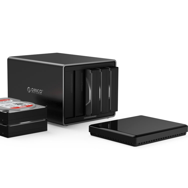 ORICO NS500-RU3 5 Bay USB 3.0 Type-B to SATA External Hard Drive Enclosure Storage Case HDD Docking Station with Raid for 3.5 inch SATA HDD, Support UASP Protocol, USB 3.0 Type-B to SATA with Raid