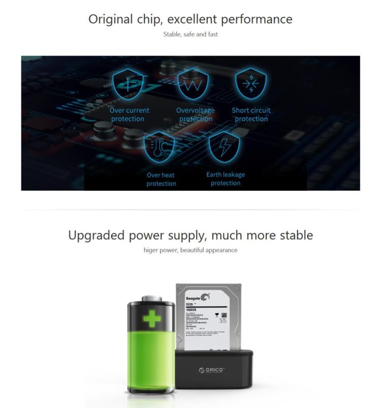 Station d'accueil USB 3.0 pour disque dur SATA - ORICO
