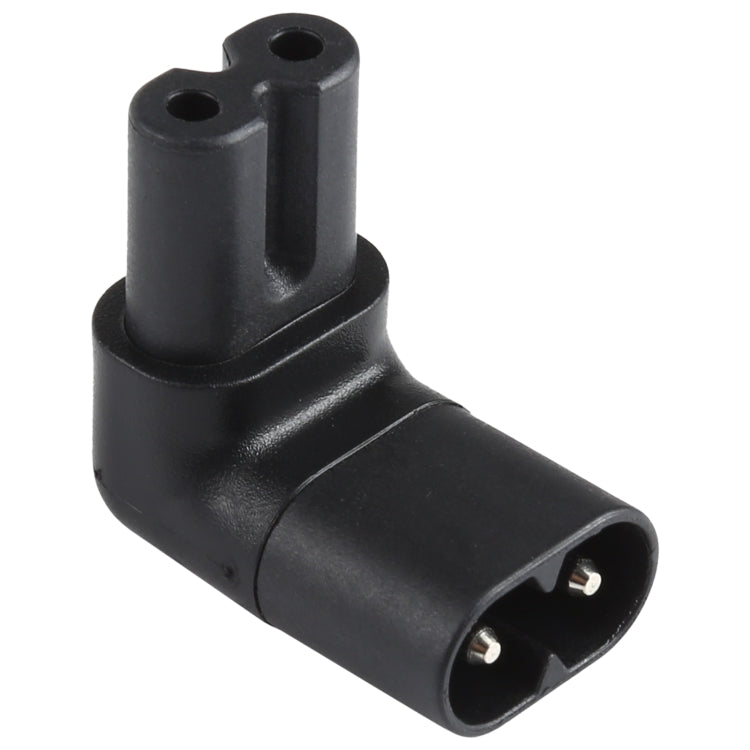 C7 to C8 Elbowed AC Power Plug Adapter, Converter Plug, C7 to C8 Elbow