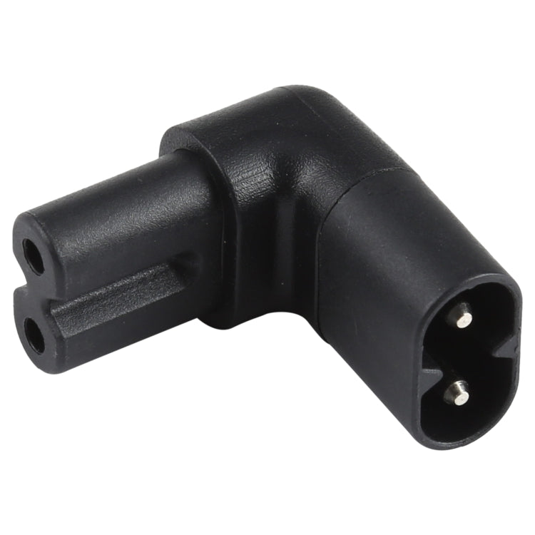 C7 to C8 Elbowed AC Power Plug Adapter, Converter Plug, C7 to C8 Elbow