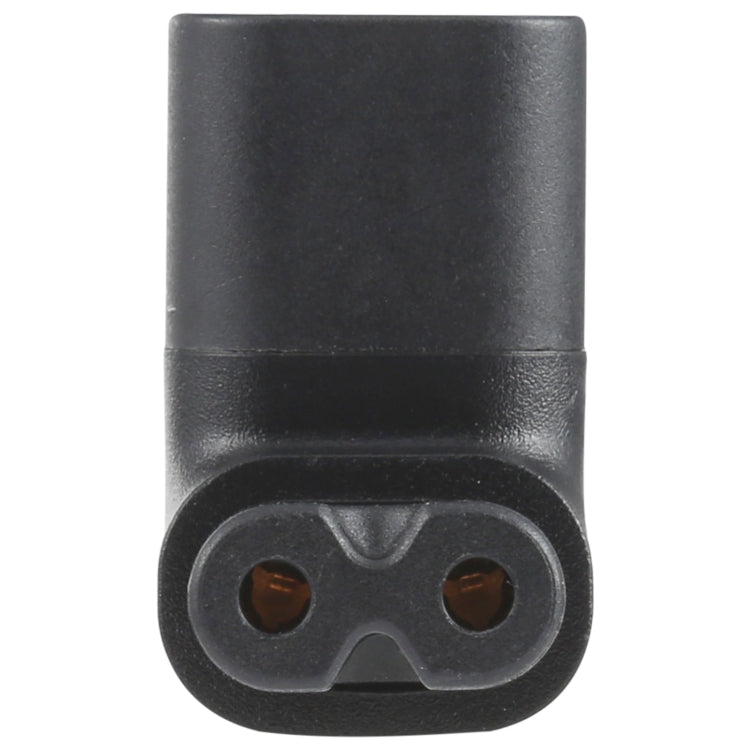 C7 to C8 Elbowed AC Power Plug Adapter, Converter Plug, C7 to C8 Elbow