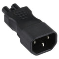 Adaptateur de prise de courant AC C5 à C14, prise de convertisseur, C5 to C14