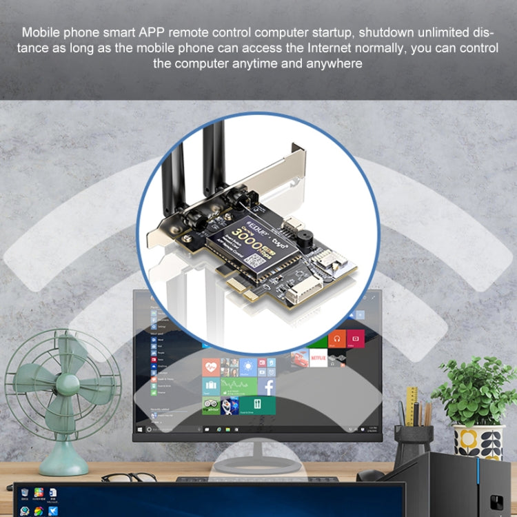 EDUP AX200SW Gaming Network Card 3000Mbps Remote Control