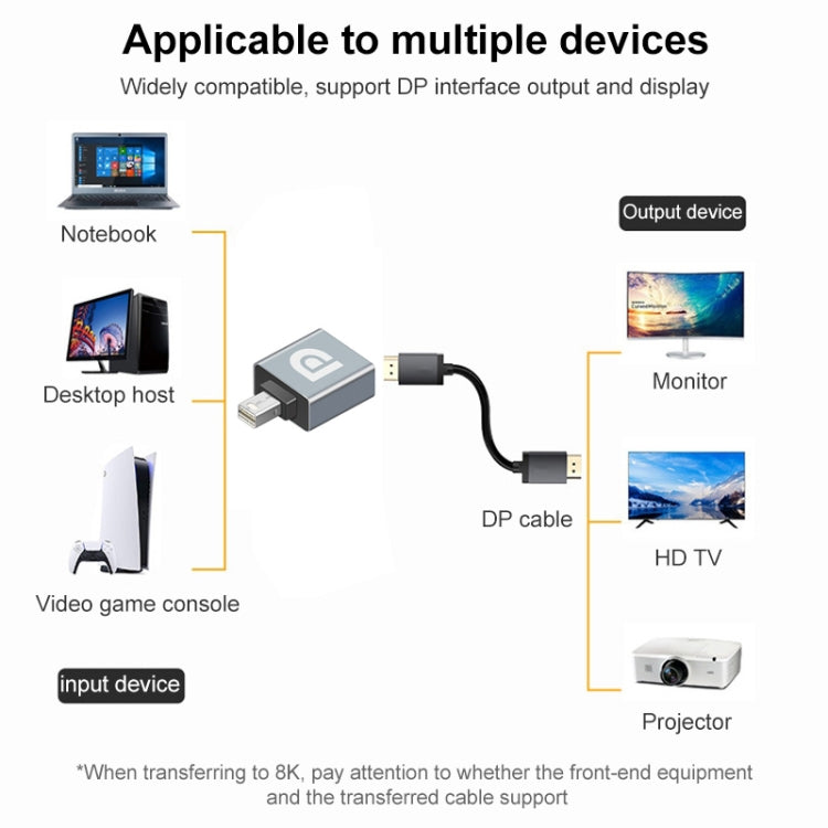DisplayPort Female to Mini DisplayPort Male Adapter