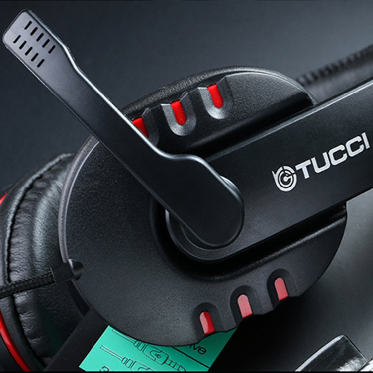Casque gaming stéréo PC TUCCI X6 Super Bass avec micro