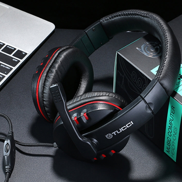 Casque gaming stéréo PC TUCCI X6 Super Bass avec micro